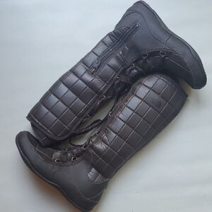 The North Face Svetlana Dark Brown Quilted Women's Boots